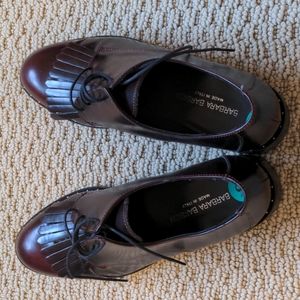 Burgundy lace up brogues SZ 7.5